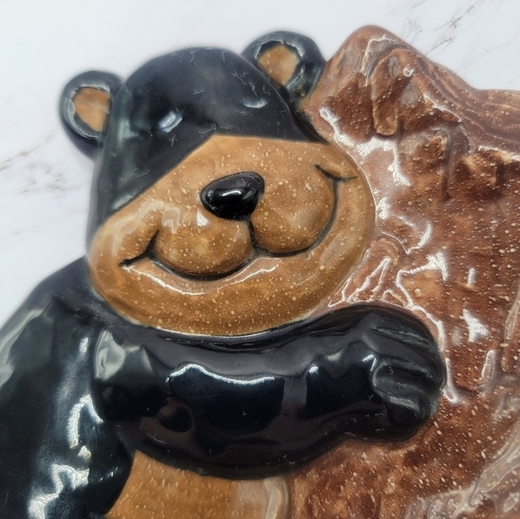 LODGE bear by sonoma Spoon Rest plaque rare - Picture 5 of 5